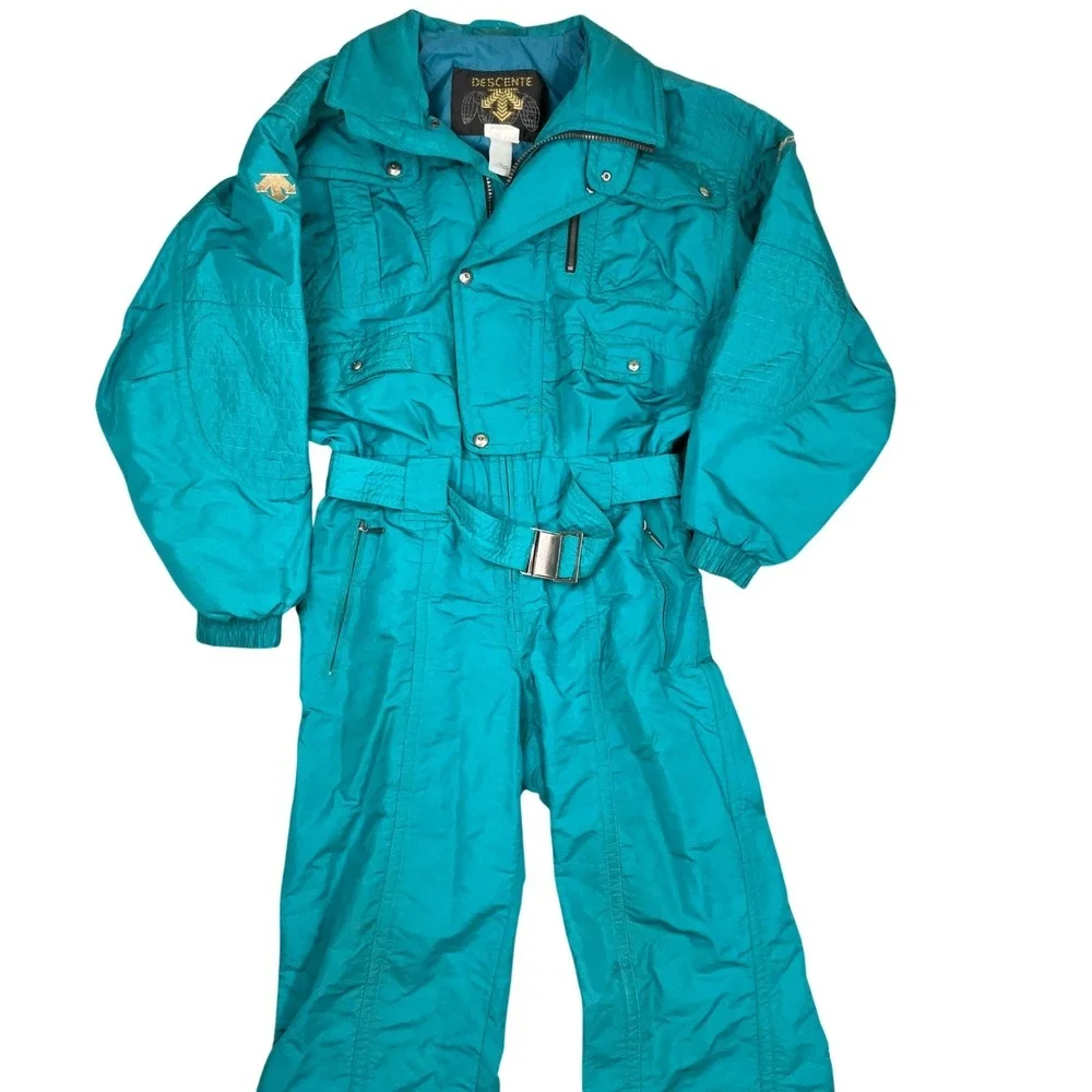 U*I様 80s vintage  DESCENTE Green 7 Descente | Other | Vintage Descente Ski Suit Mens Xlarge Teal